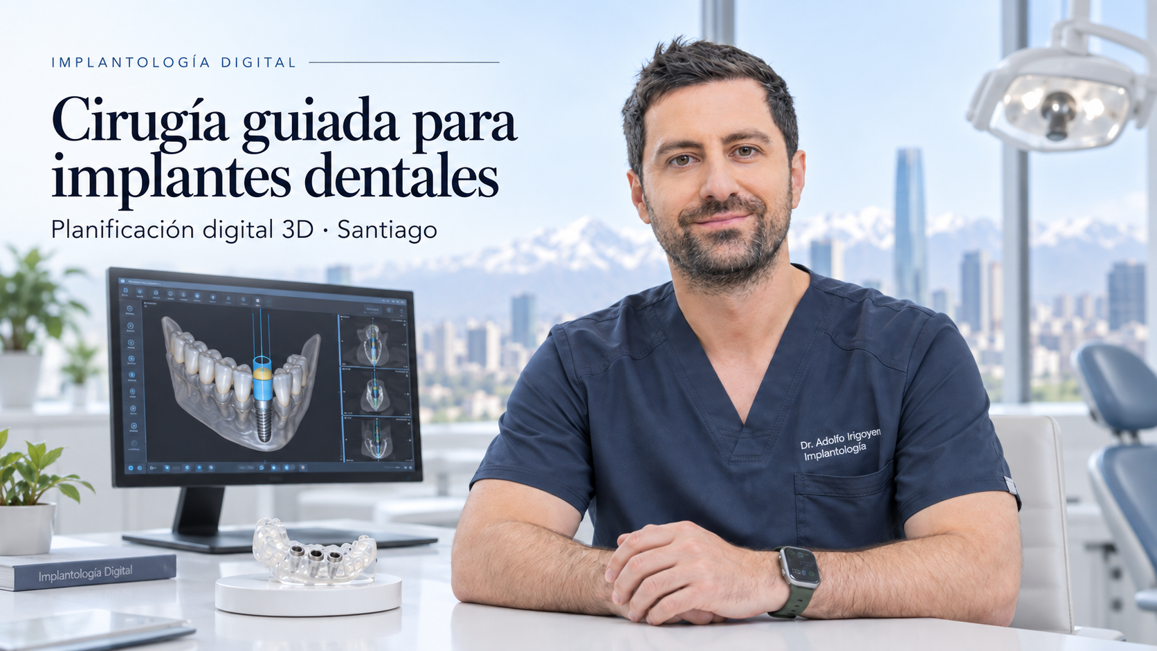 ¿Quién hace cirugía guiada para implantes dentales en Santiago? Qué debes saber antes de elegir